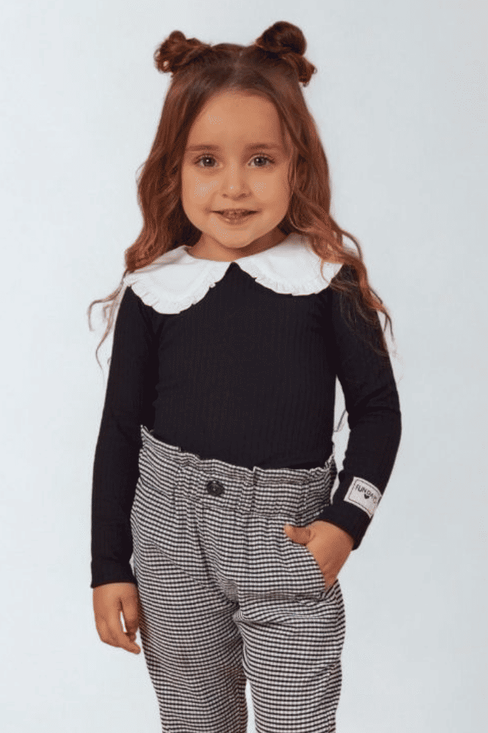 Blusa manga longa max gola