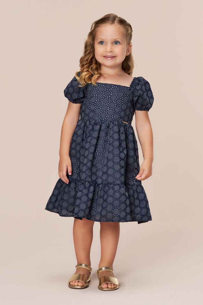 Vestido de bordery jeans