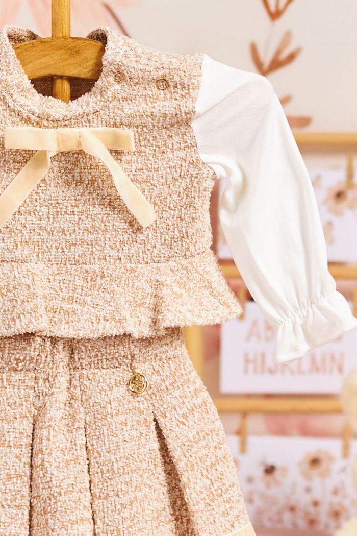 Conjunto de malha tweed