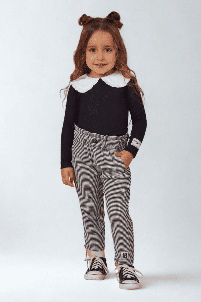 Blusa manga longa max gola