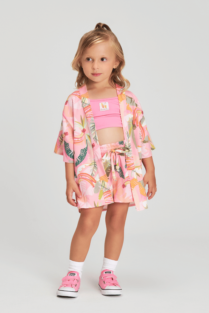Conjunto kimono regata e short