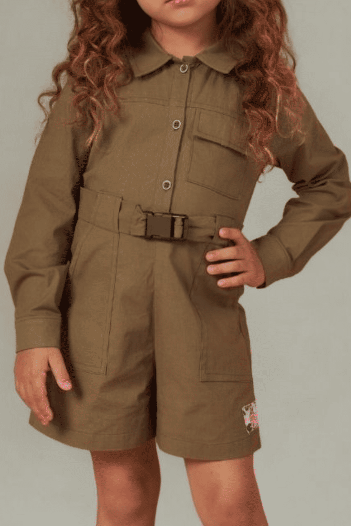 Macacão de sarja cotton