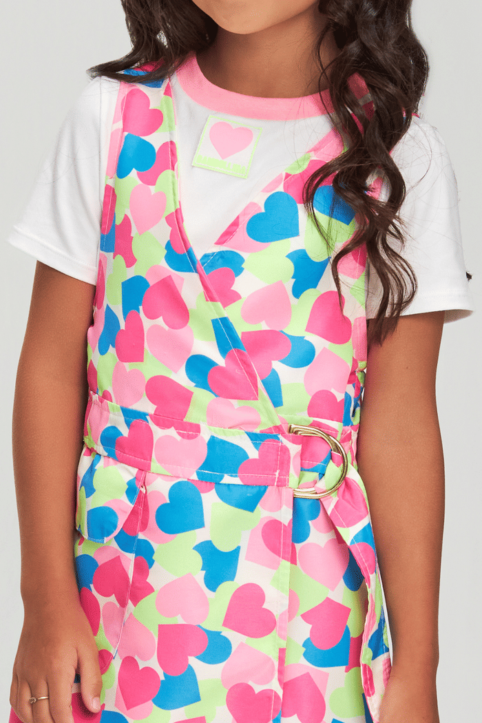 Conjunto blusa de meia malha e vestido de microfibra