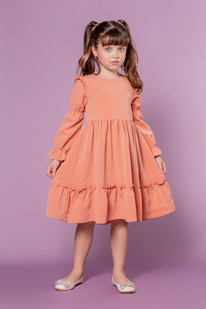 Vestido de malha crepe