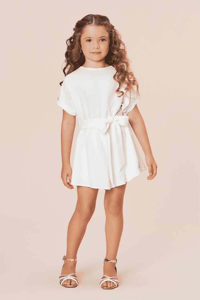 Macacão dunas off-white