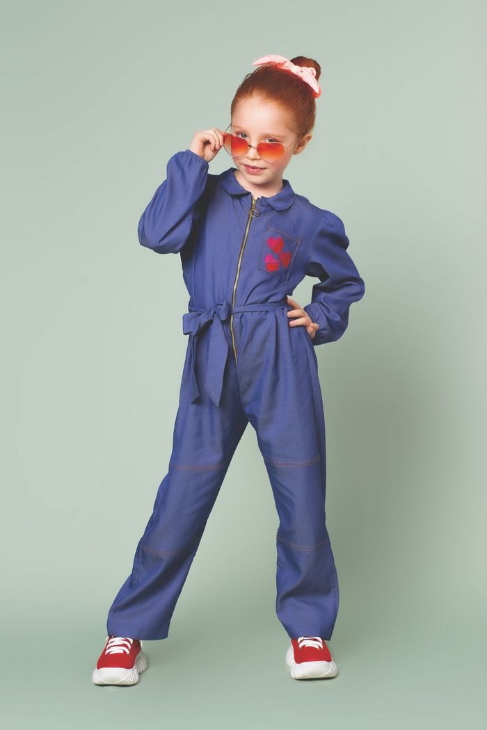 Macacão love manga longa