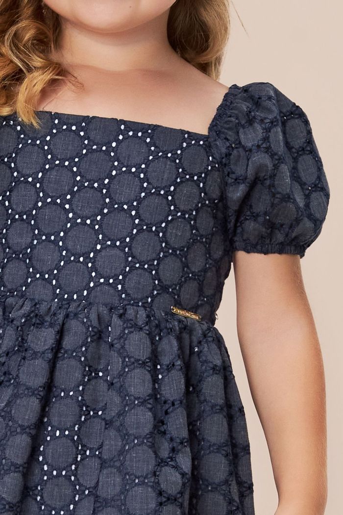 Vestido de bordery jeans