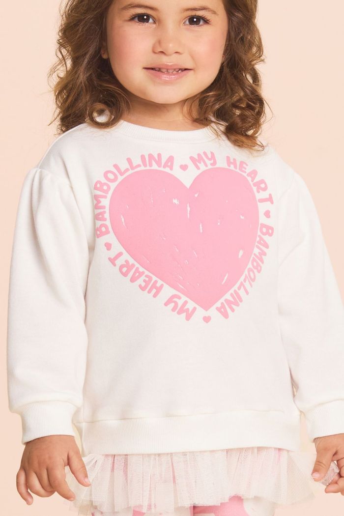 Conjunto moletom e legging de corações