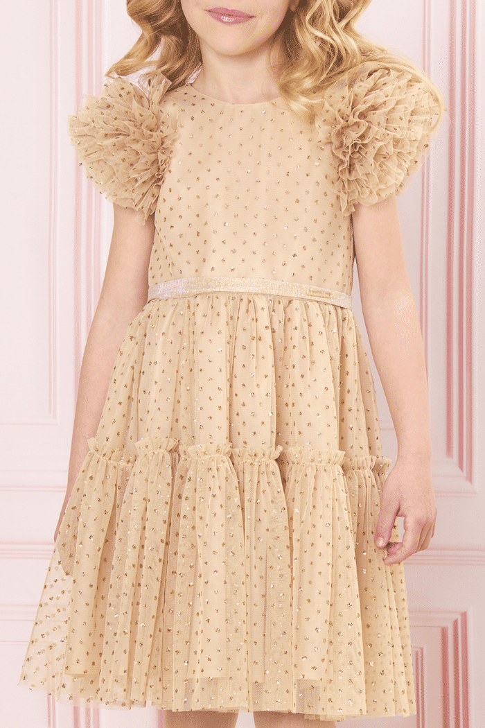 Vestido de tule glitter