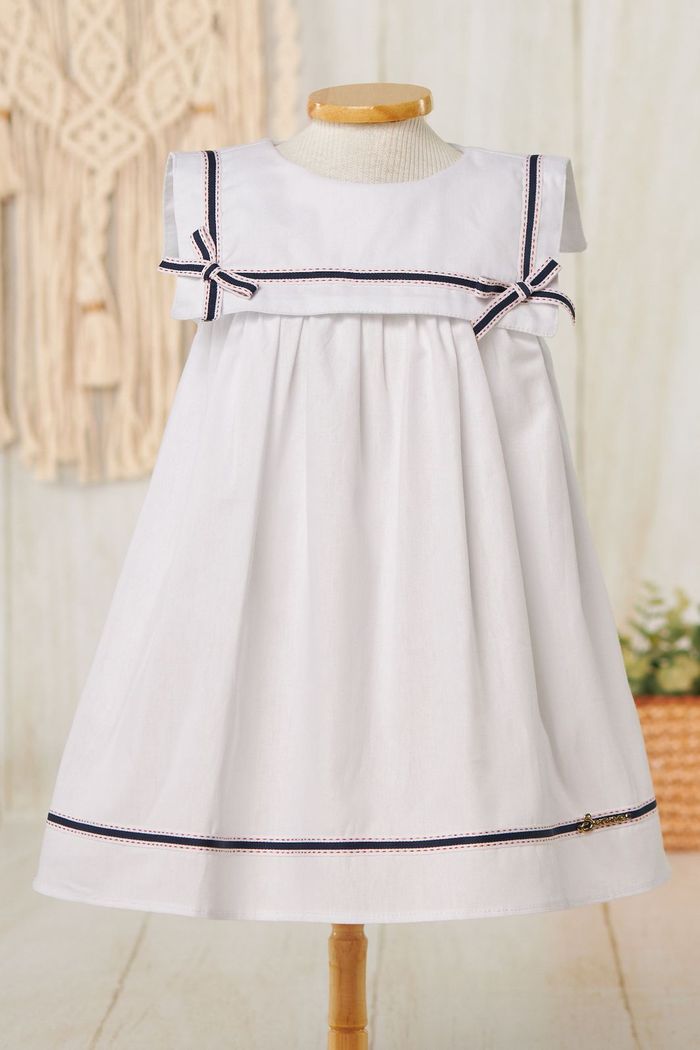 Conjunto vestido e calcinha de tricoline