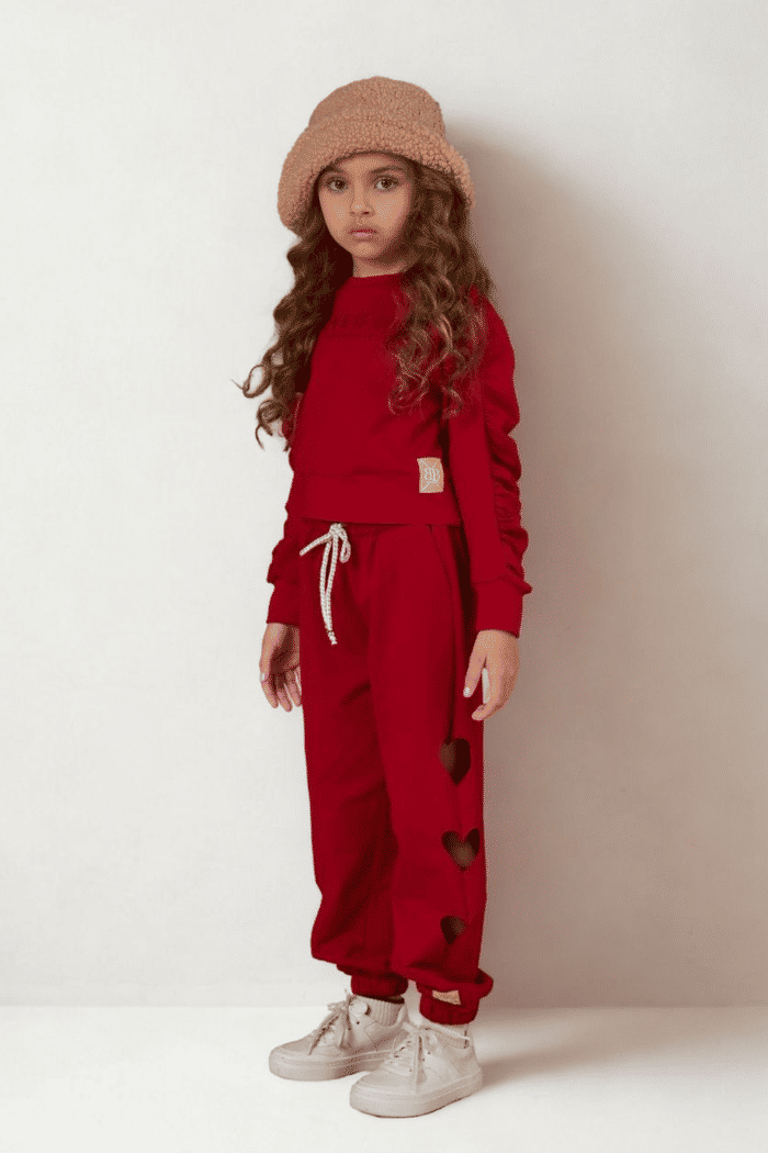 Moletom com estampa de glitter em silk frontal