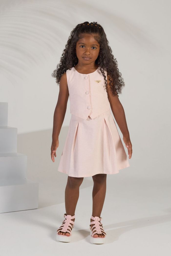 Vestido com abertura na frente