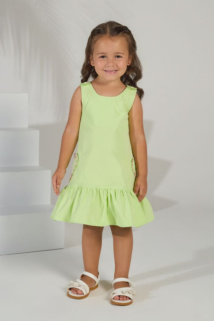 Salopete com bolsos de coração