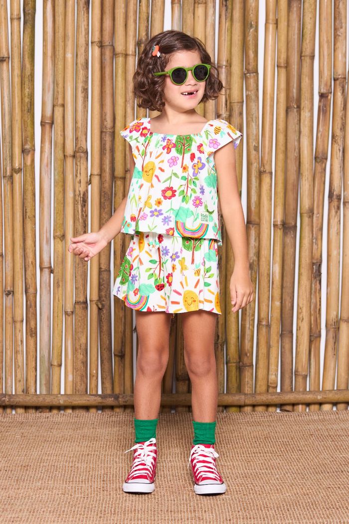 Conjunto estampa colorida