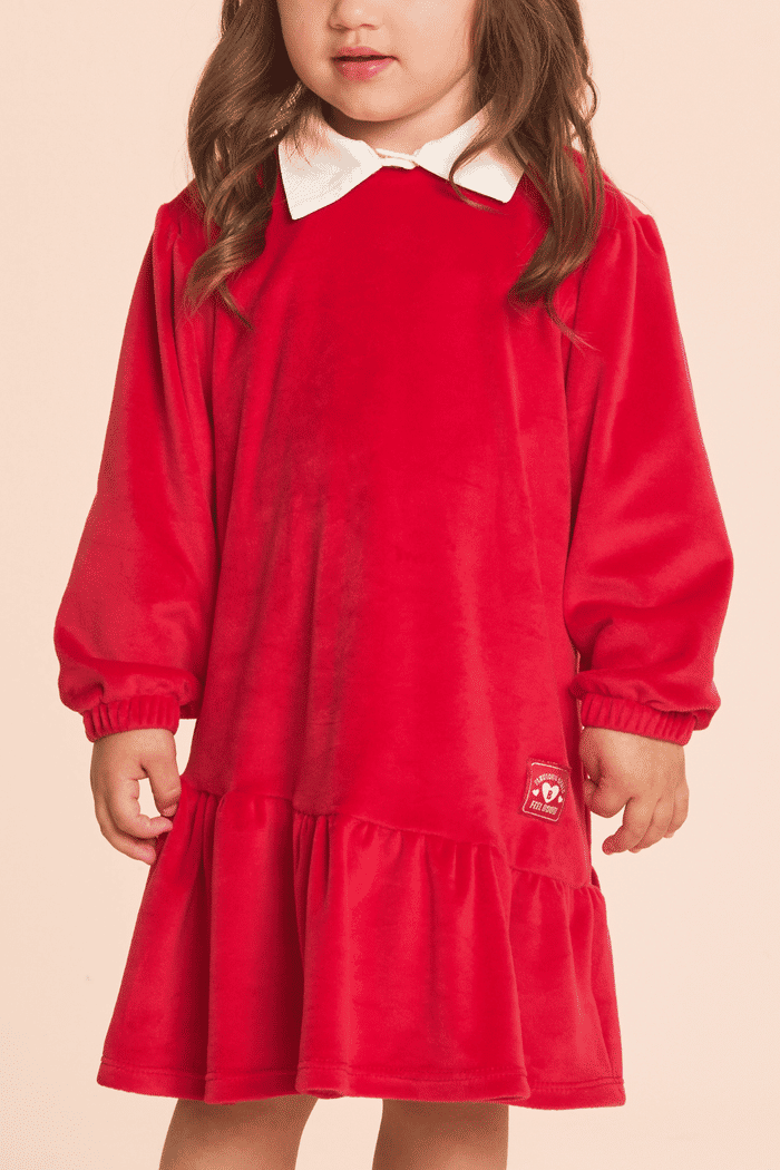 Vestido de malha super soft vermelho