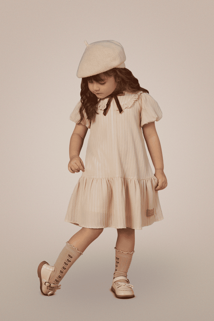 Vestido de malha jacquard