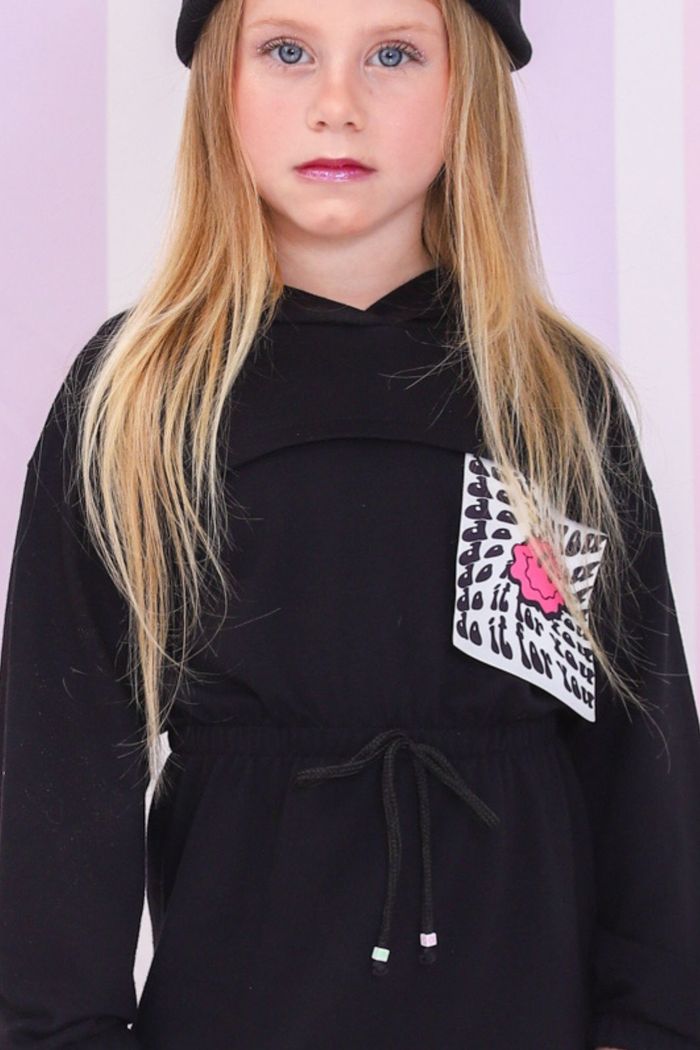 Vestido de moletinho estampado