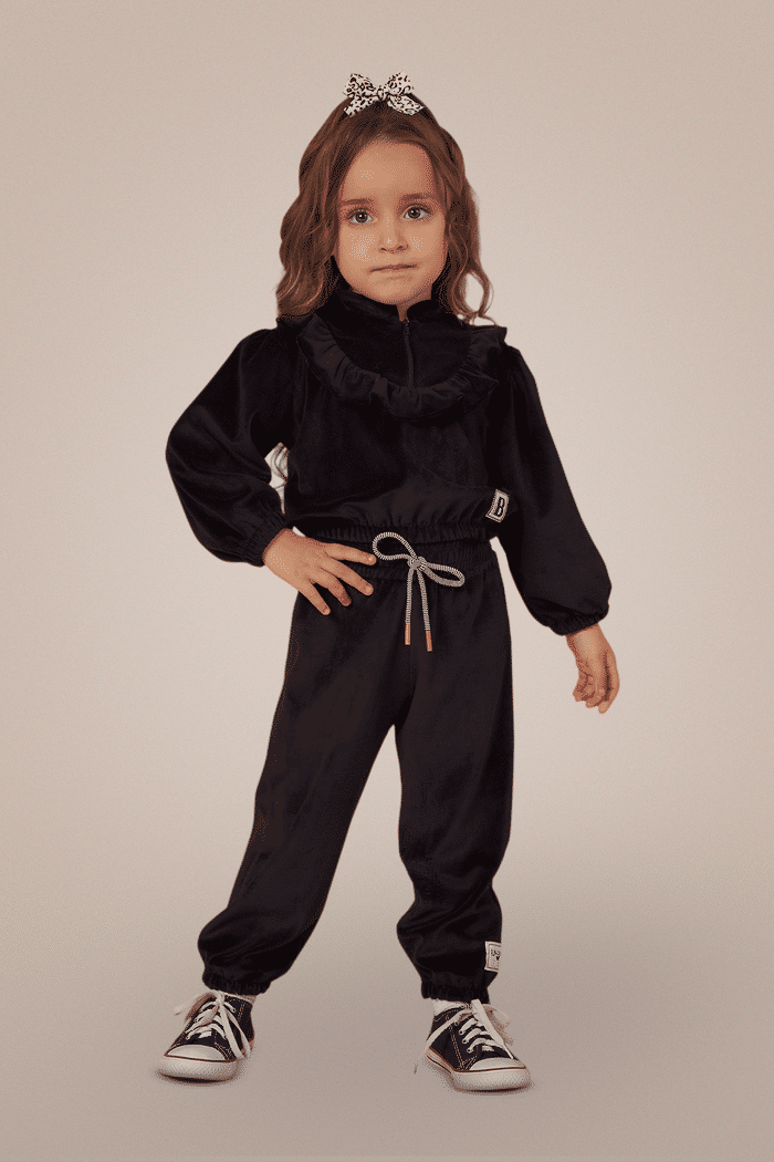 Conjunto de plush preto