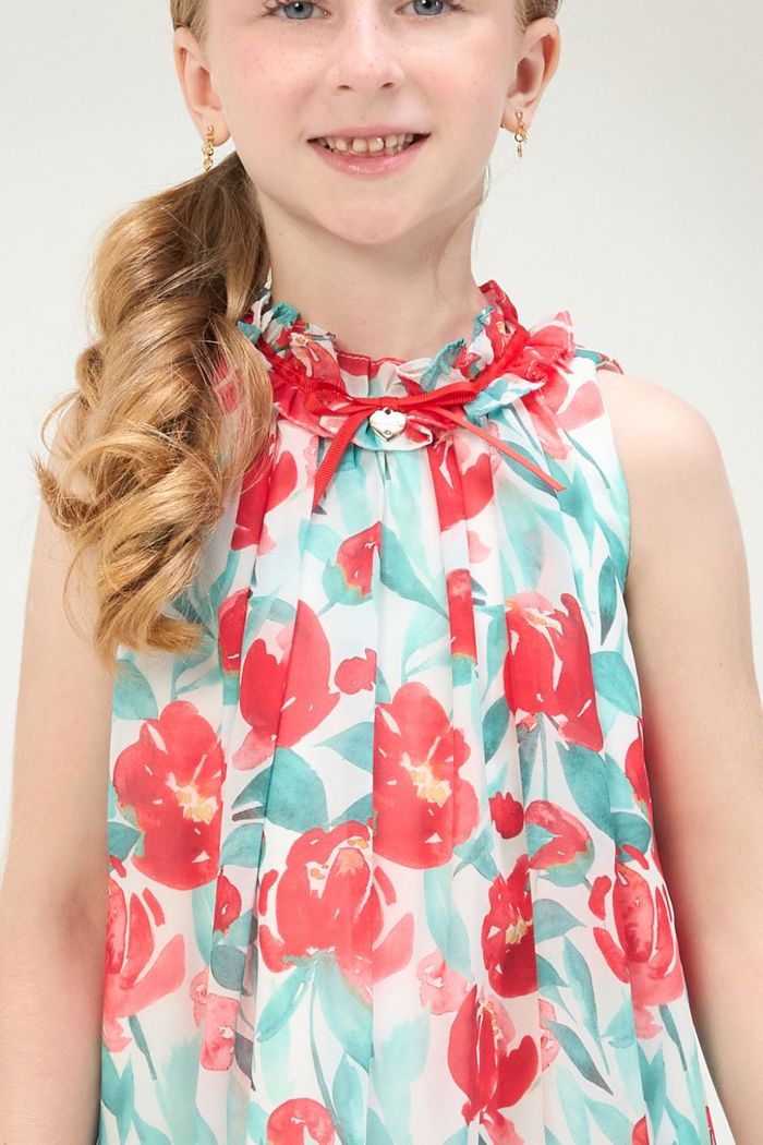 Vestido estampado floral