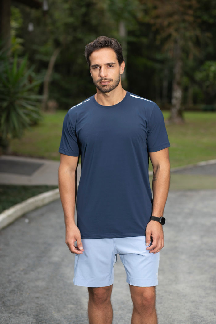 Camiseta Masculina Fitt-Dry Poliamida Solare Proteção UV+50