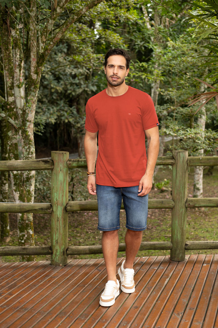 Camiseta Meia Malha Básica