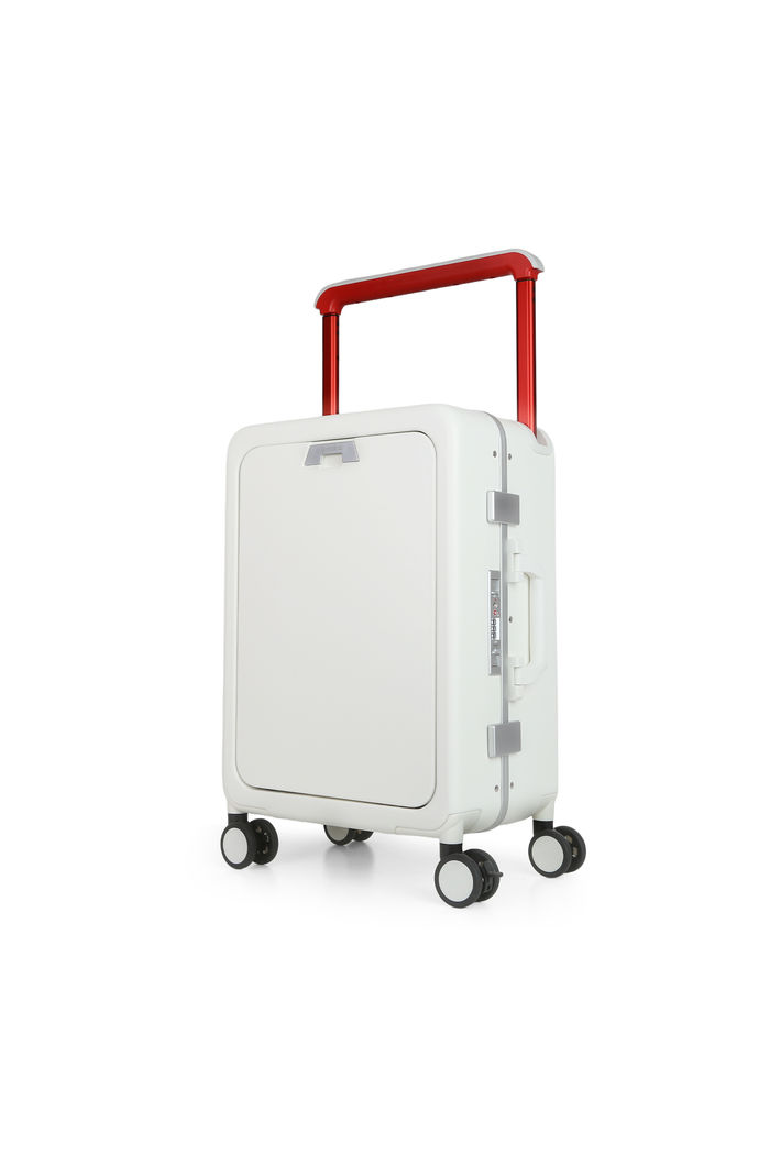 Mala de Viagem Pequena de Bordo 10 kg em Policarbonato Barcelona Maloa Branco