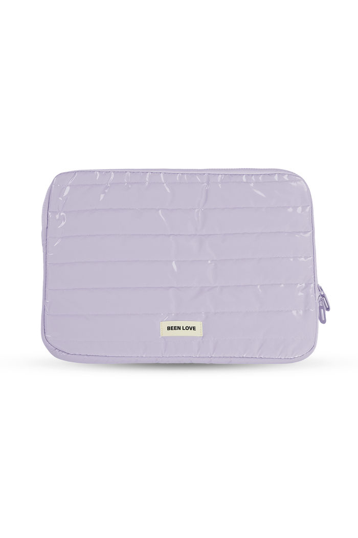 Porta Notebook 14 Polegadas Multifuncional Puffer Maloa Lilás