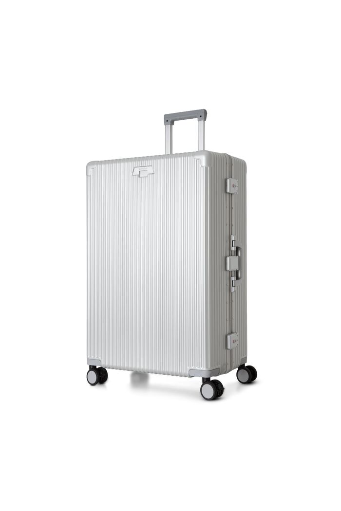 Mala de Viagem Grande 32 kg em Policarbonato Suécia Maloa Prata