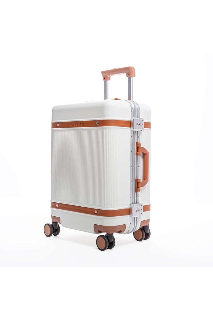 Mala de Viagem Pequena de Bordo 10kg Policarbonato Roma Maloa Branco