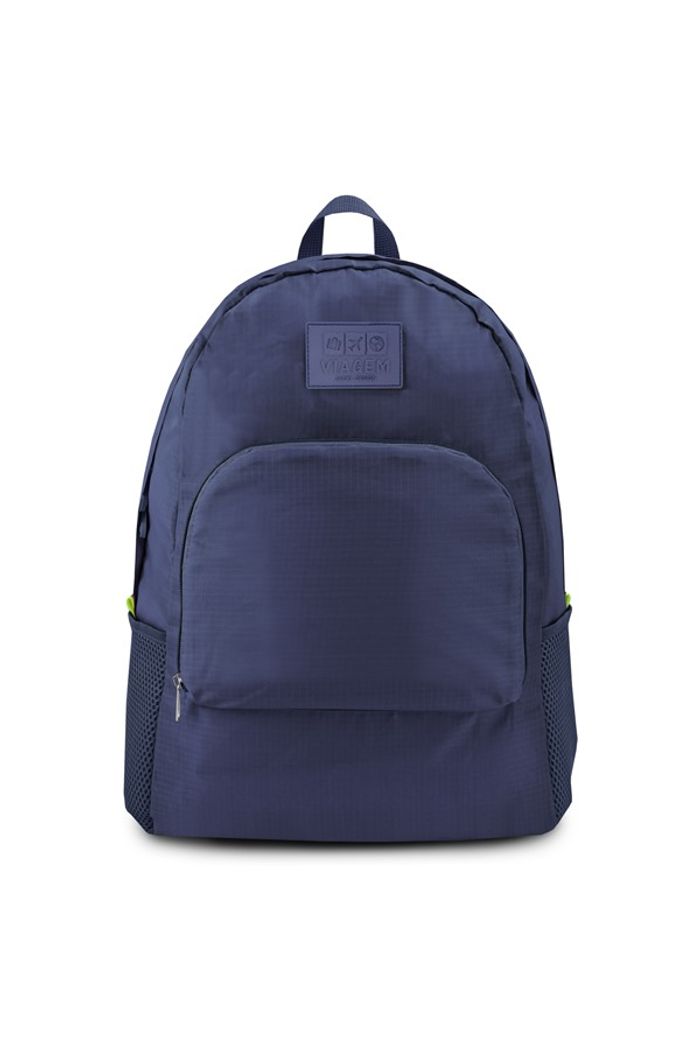 Mochila Dobrável Azul