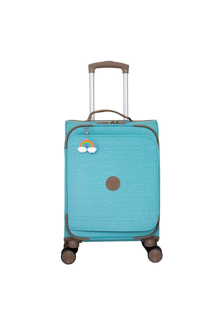 Mala de Viagem Pequena de Bordo 10kg Maternidade Arco Iris