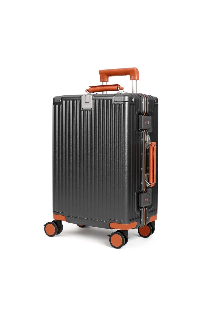 Mala de Viagem Pequena de Bordo 10 kg Policarbonato Capri Maloa Chumbo