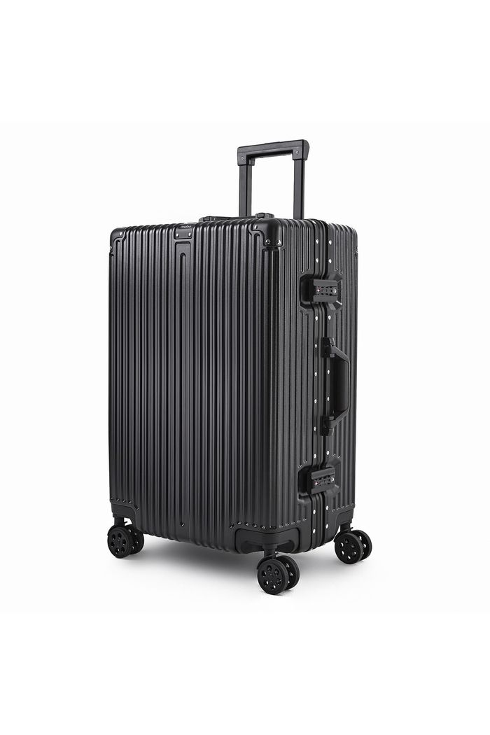 Mala de Viagem Pequena de Bordo 10kg Policarbonato ABS Noruega Maloa Preto