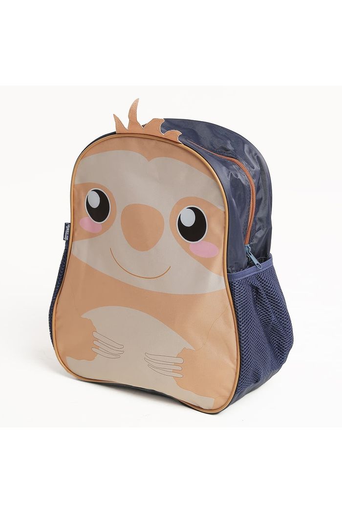 Mochila Escolar Infantil de Costas Bicho Preguiça