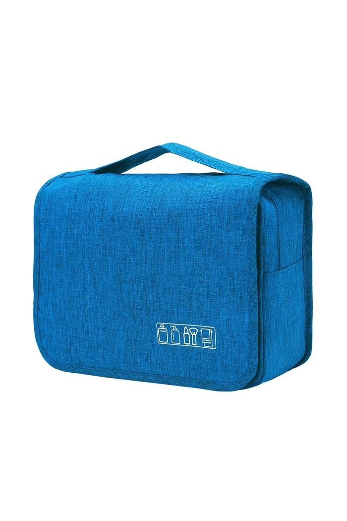 Necessaire de Viagem com Gancho Maloa Azul Claro
