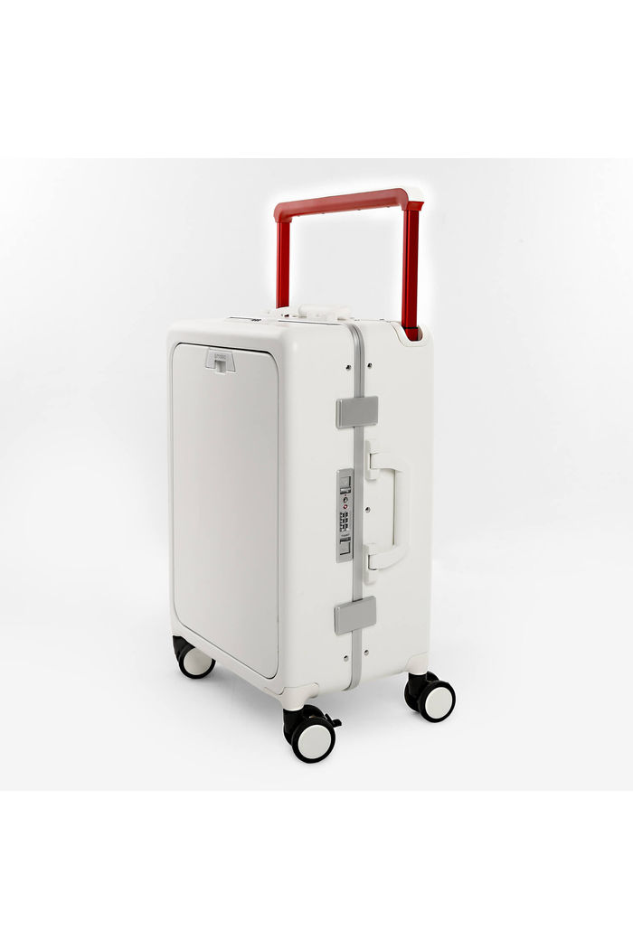 Mala de Viagem Pequena de Bordo 10 kg em Policarbonato Berlim Maloa Branco