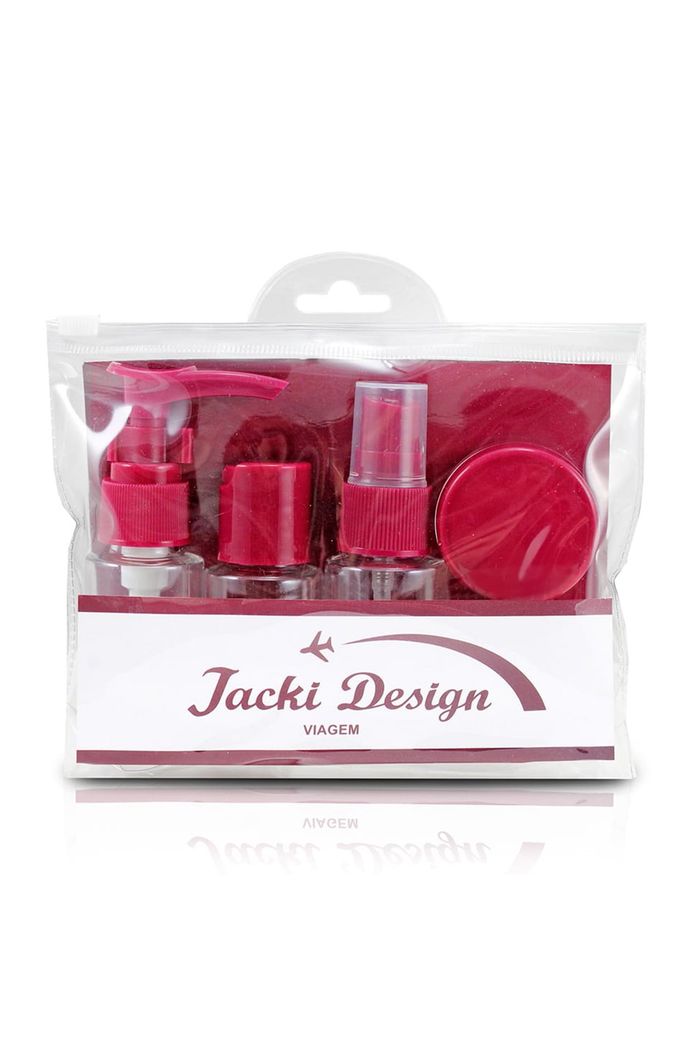 Kit de Frascos para Viagem de 7 Peças Vinho