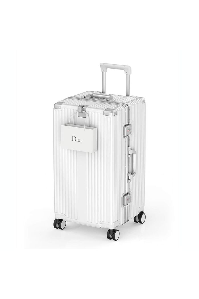 Mala de Viagem BÁU Pequena 10 kg em Policarbonato Holanda Maloa Branco