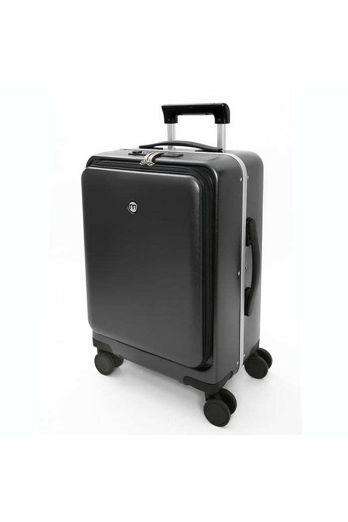 Mala de Viagem Pequena de Bordo 10 kg em Policarbonato Bélgica Maloa Chumbo