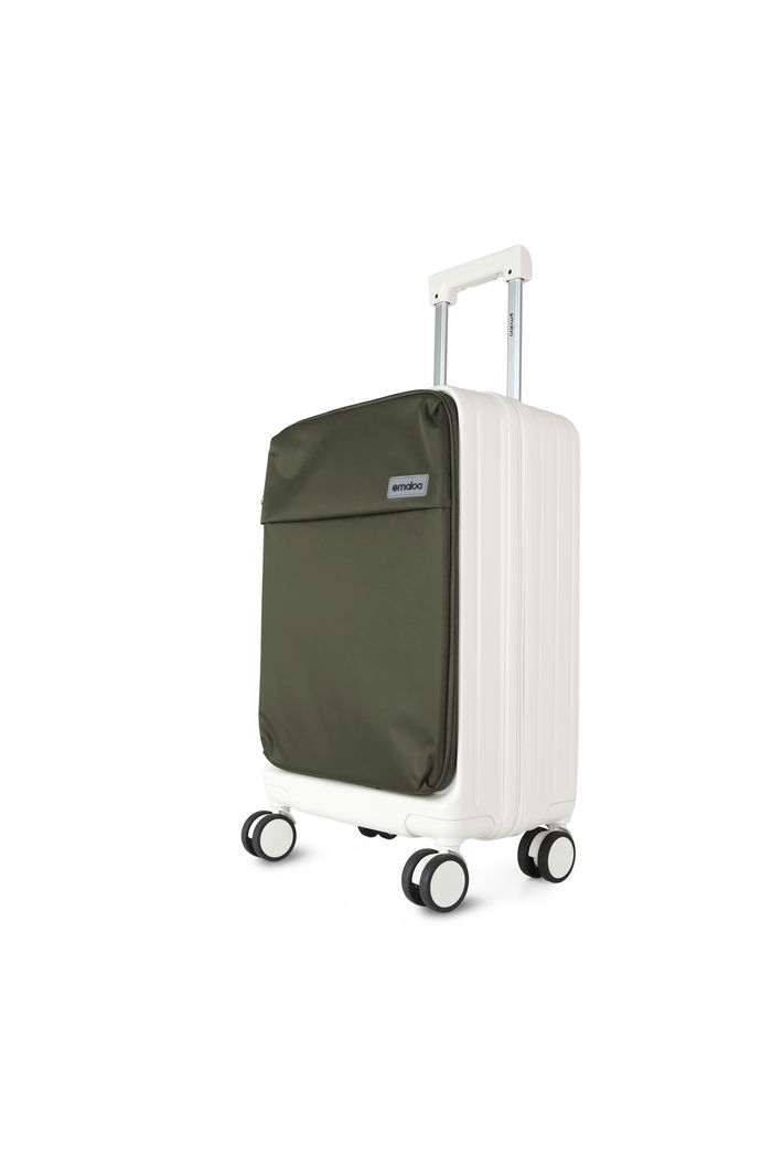 Mala de Viagem Pequena de Bordo 10 kg Policarbonato Cuba Maloa Verde