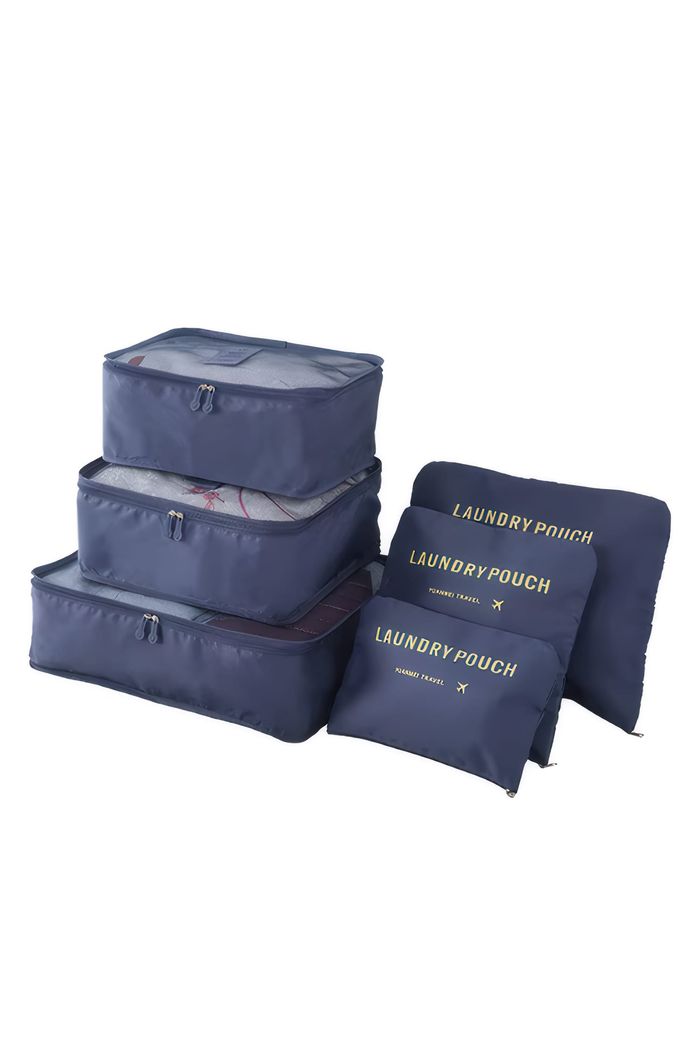 Kit Organizador de Mala 6 Peças Laundry Pouch