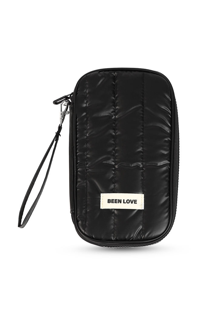 Porta Passaporte e Documentos Multifuncional Puffer Maloa Preto