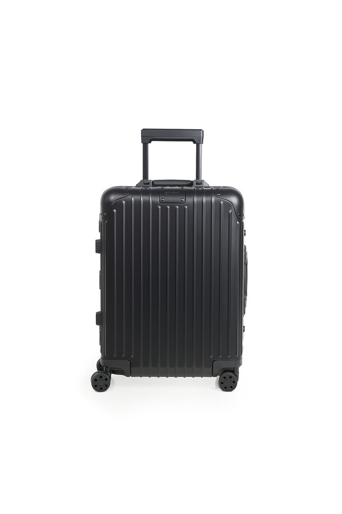 Mala de Viagem Pequena de Bordo 10 kg em Aluminio Dubay Maloa Preto