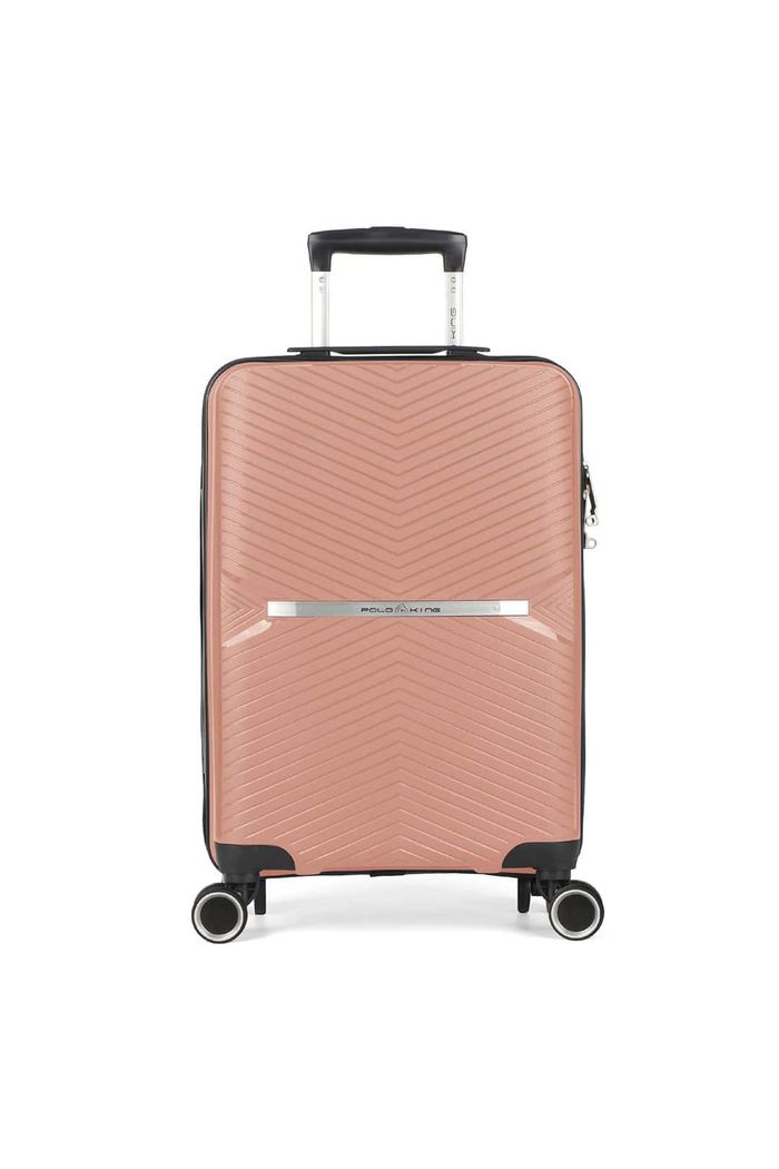 Mala De Viagem Grande 32kg em Polipropeleno Milão Rose com Expansor