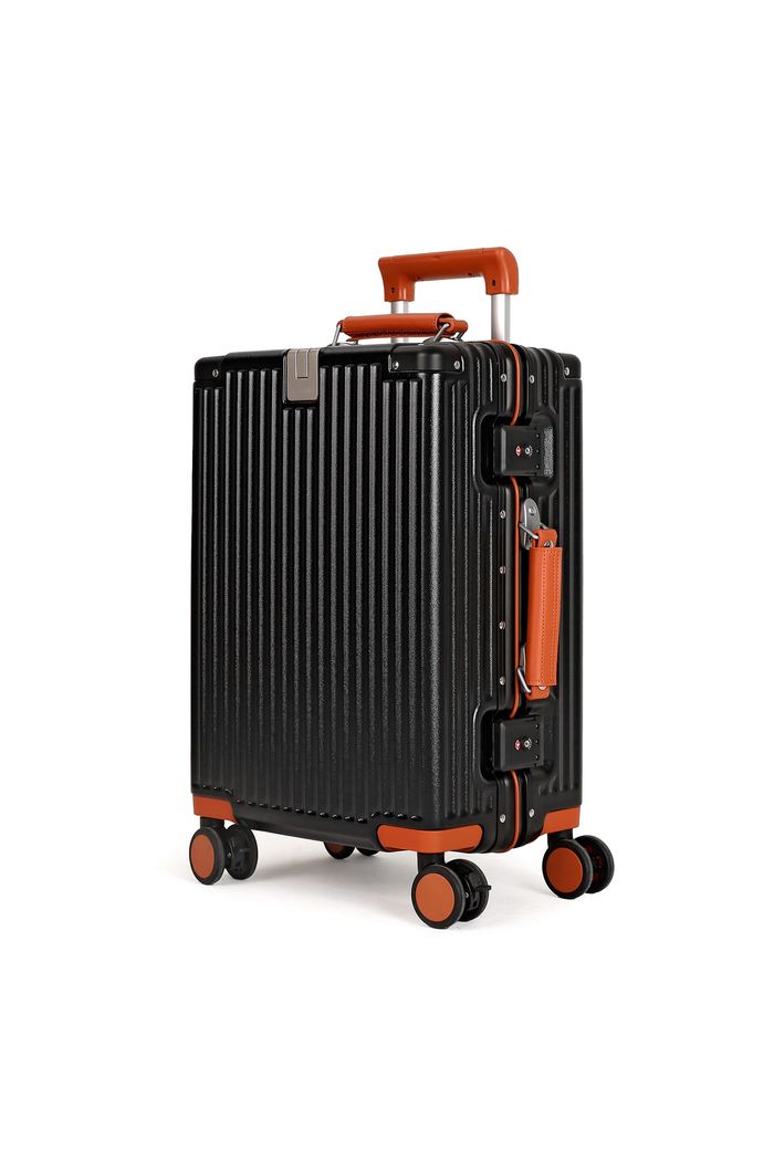 Mala de Viagem Pequena de Bordo 10 kg Policarbonato Capri Maloa Preto