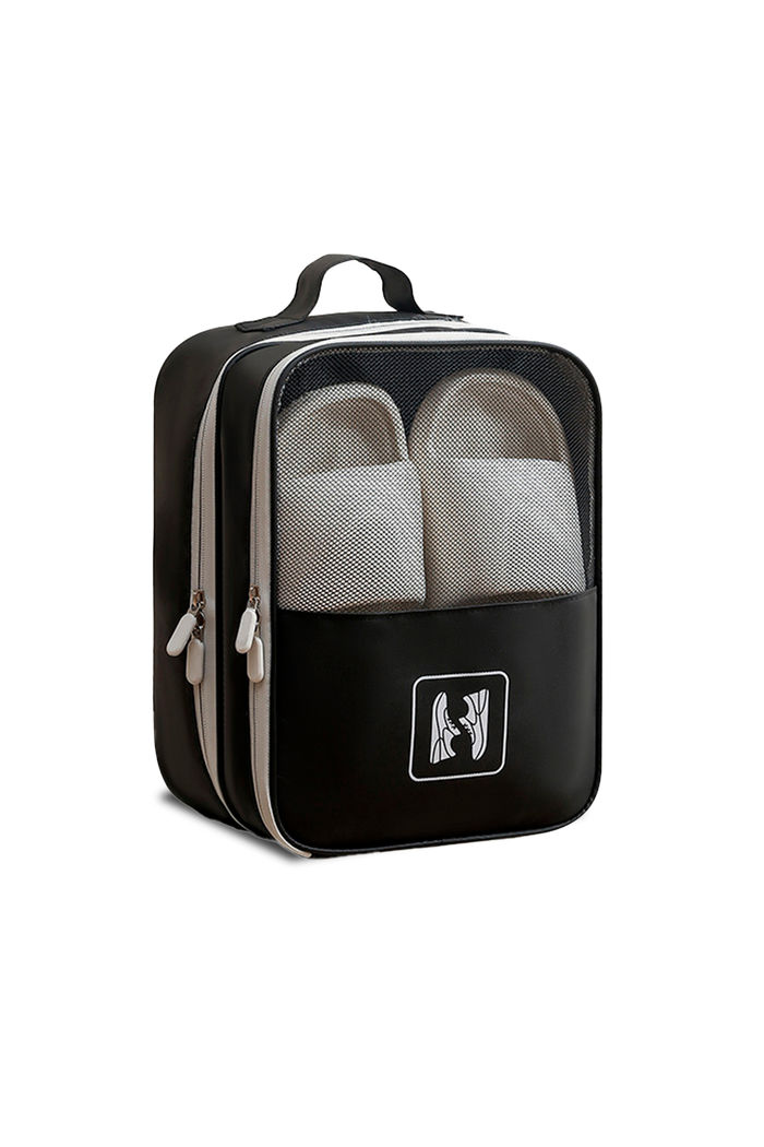 Organizador Porta Sapato Multifuncional em Poliéster Maloa Preto