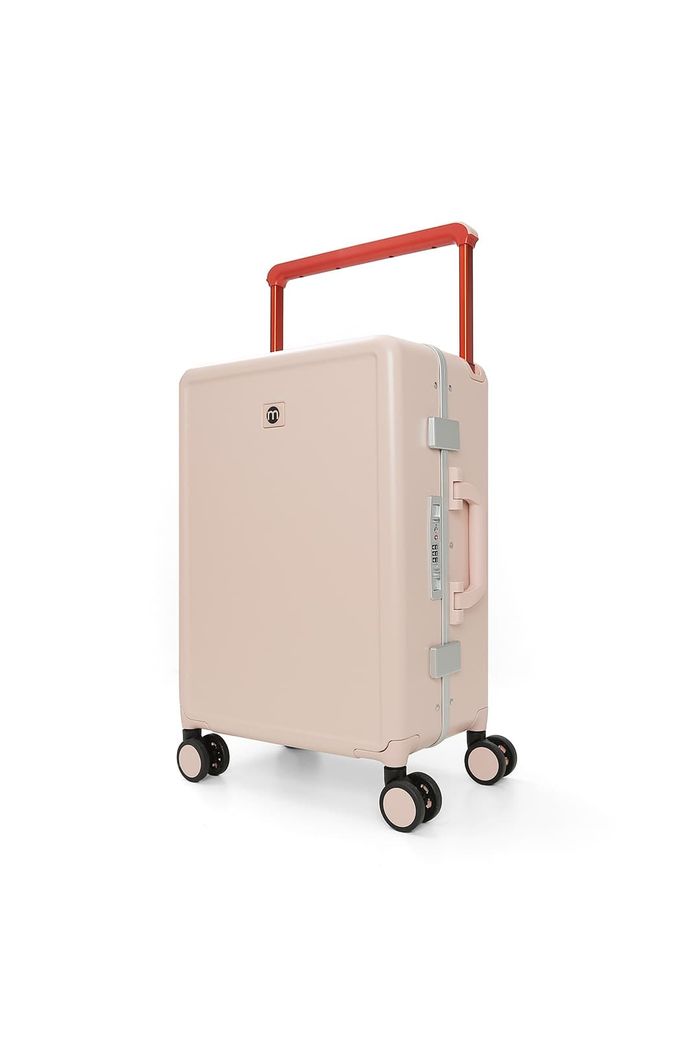 Mala de Viagem Pequena de Bordo 10 kg em Policarbonato Dinamarca Maloa Rosa