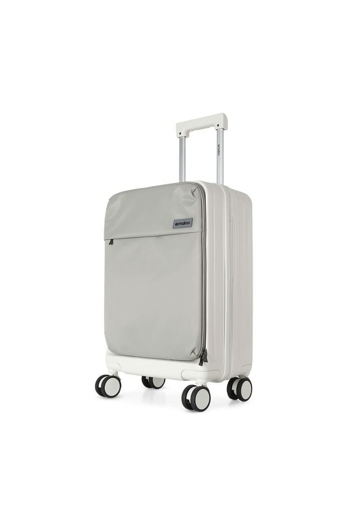 Mala de Viagem Pequena de Bordo 10 kg Policarbonato Cuba Maloa Bege
