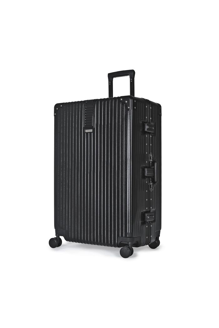 Mala de Viagem Grande 32 kg ABS Policarbonato Toronto Maloa Preto