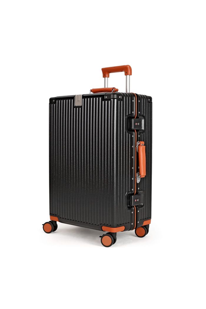 Mala de Viagem Média 23 kg Policarbonato Capri Maloa Preto